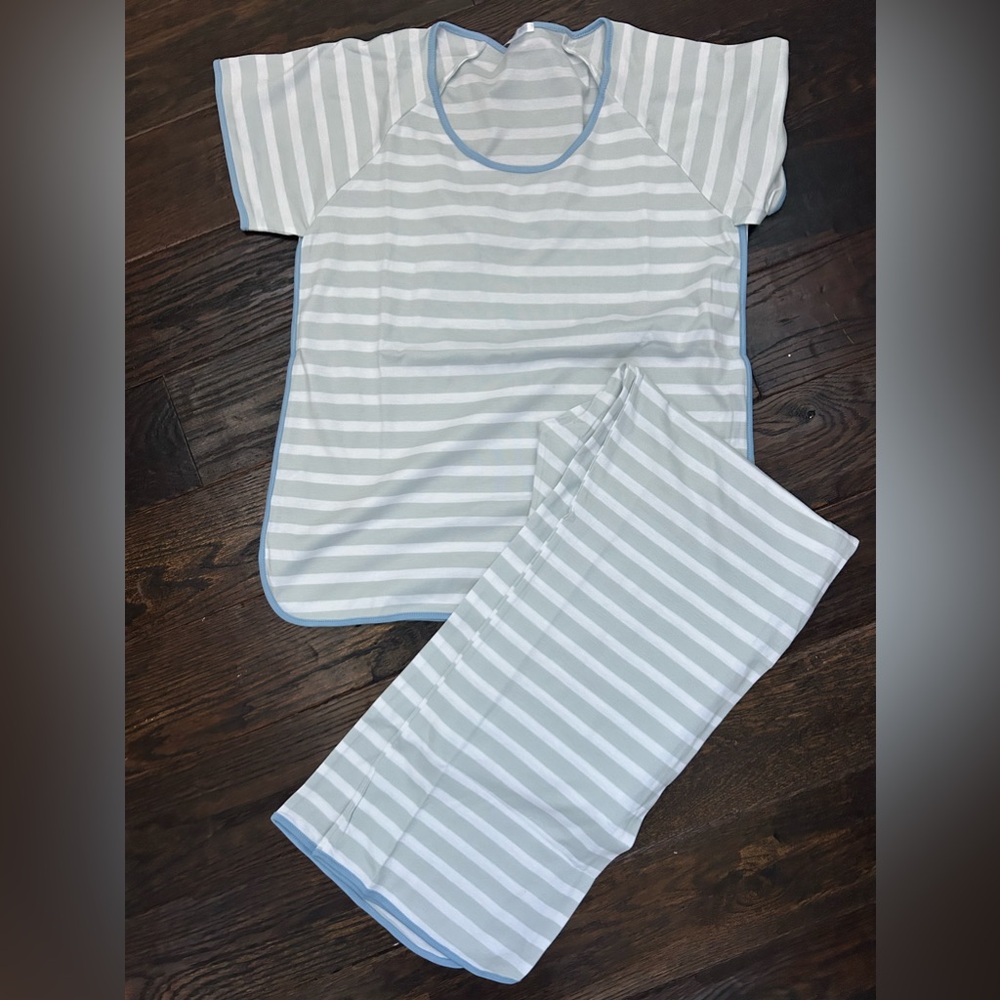 NWOT LAKE Pima short-long pajama set